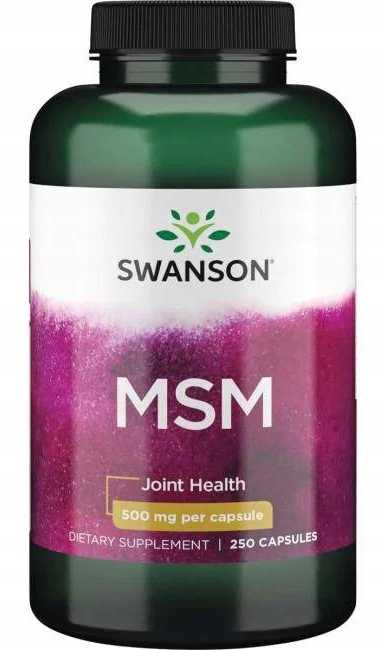 MSM - Methylsulfonylmethan 500mg SWANSON 250 kaps