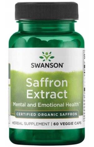 SZAFRAN EKSTRAKT 60 kaps SWANSON SAFFRON EXTRACT
