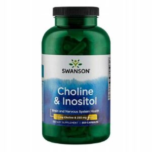 Swanson CHOLINA & INOZYTOL 250mg + 250mg /250kaps