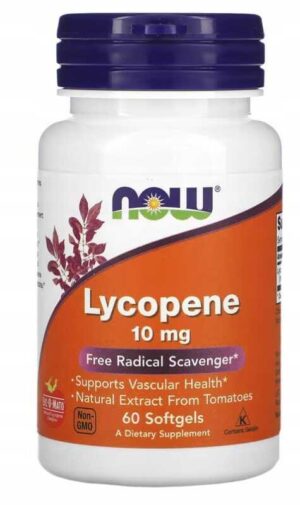 NOW Foods, LYCOPENE - 10 mg 60 kapsułek - LIKOPEN