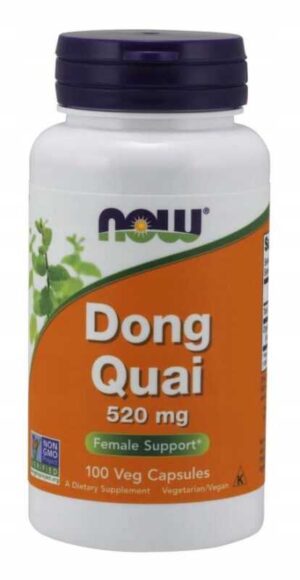 NOW FOODS Dong Quai 520mg 100kap Dzięgiel Chiński