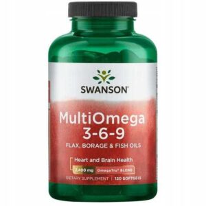 MultiOMEGA 3-6-9 Ogórecznik Olej Lniany 120 kaps