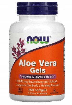 ALOE VERA GELS - 250 kaps - ALOES - Mocny Ekstrakt