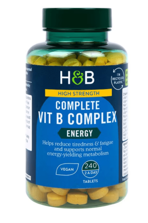 HIGH STRENGTH Complete Vitamin B Complex 240 tab B KOMPLEKS - WYSOKIE DAWKI