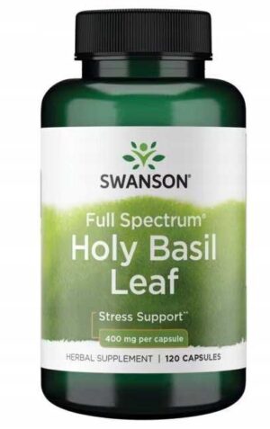 SWANSON - HOLY BASIL 120 kaps - BAZYLIA ŚWIĘTA