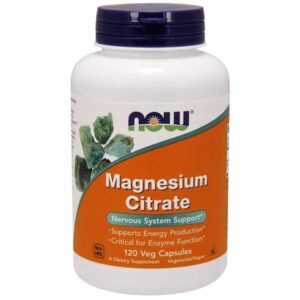 NOW FOODS, CYTRYNIAN MAGNEZU 120 kaps MAGNEZ