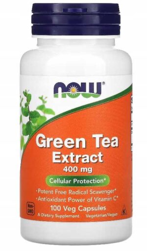 NOW Foods GREEN TEA EXTRACT 100kap ZIELONA HERBATA