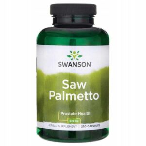 SWANSON, SAW PALMETTO 250 kapsułek PALMA SABALOWA
