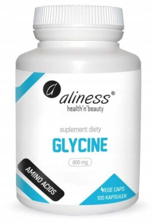 Aliness, GLYCINE 800 mg 100 kaps Glicyna