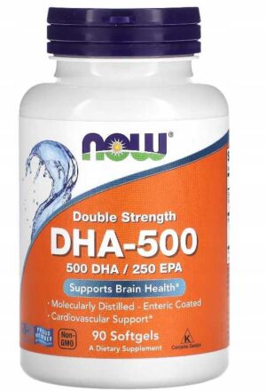 NOW Foods DHA-500 / EPA-250 / 90 kaps / OMEGA-3