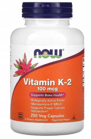 NOW Foods - WITAMINA K-2 100mcg 250 kapsułek K2