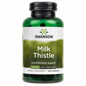 MILK THISTLE 100 kaps OSTROPEST PLAMISTY Swanson