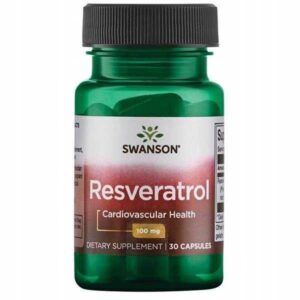 SWANSON, RESVERATROL 100mg 30 kaps REZVERATROL
