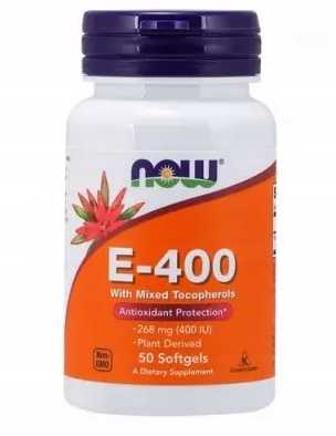 WITAMINA E 400IU 50 kaps MIX TOKOFEROLI NATURALNA