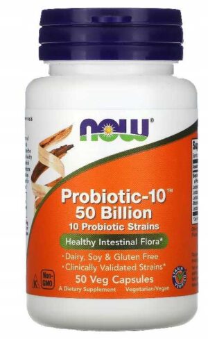 Now Foods PROBIOTIC 10 - 50 mld PROBIOTYK 50 kaps
