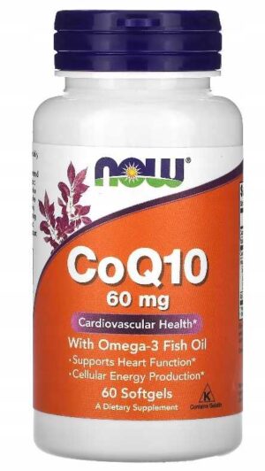 KOENZYM Q-10 CoQ10 with OMEGA-3 60 mg 60 kaps