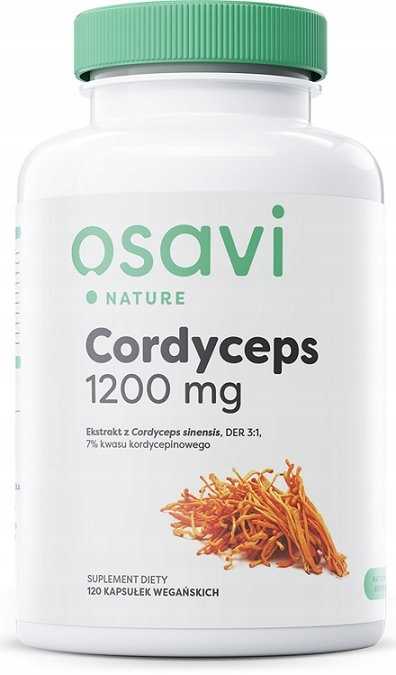 CORDYCEPS SINENSIS EXTRACT 1200mg 120kap MACZUŻNIK