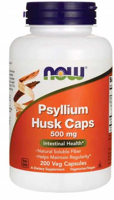 ŁUSKA BABKI PŁESZNIK 500mg 200 kaps Psyllium Husks