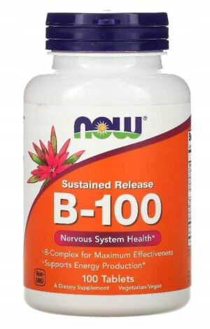 NOW Foods B-100 complex 100 tabletek B kompleks