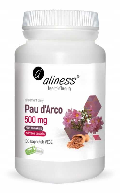 Aliness PAU D'ARCO 500 MG 100 KAPS KORA LAPACHO