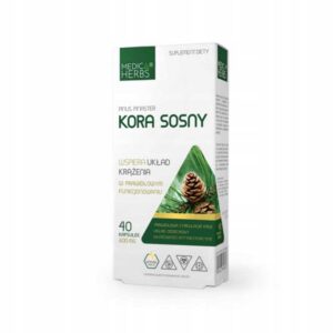 KORA SOSNY 40 KAPSUŁEK OPC Medica Herbs