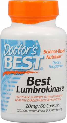 LUMBROKINASE - LUMBROKINAZA - 60 KAPSUŁEK