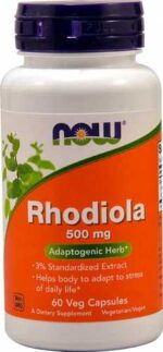 RHODIOLA ROSEA 60k RÓŻENIEC GÓRSKI ekstrakt NOW