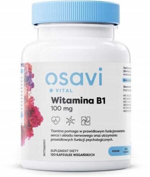 Witamina B1 - 100mg - 120 vegan kaps - TIAMINA B-1
