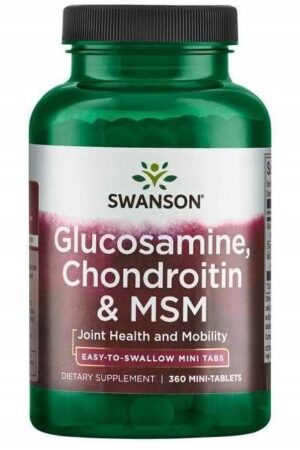 GLUKOZAMINA + CHONDROITYNA + MSM / 360 tabletek