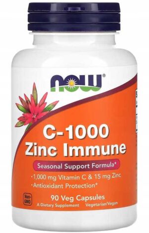 C-1000 Zinc Immune - WITAMINA C z CYNKIEM / 90 kap