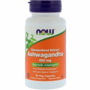 Now Foods Ashwagandha 450mg 90k Żeń-Szeń Indyjski