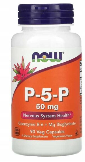 NOW FOODS P-5-P 50 mg 90 kaps AKTYWNA WITAMINA B-6