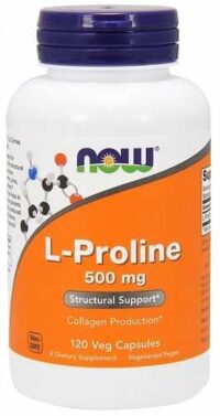 NOW FOODS, L-PROLINA 500mg 120 kaps L-PROLINE